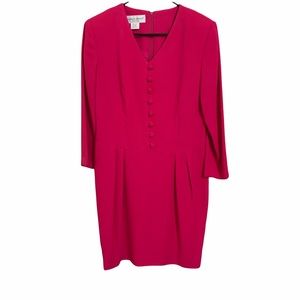Donna Ricco Pink Business Dress Size 10 P